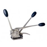 ZR Tool ZL31-1 3/4" x .025" to .031" Manual Sealless Combination Steel Strapping Tool with Z-Lock Reverse Locking System